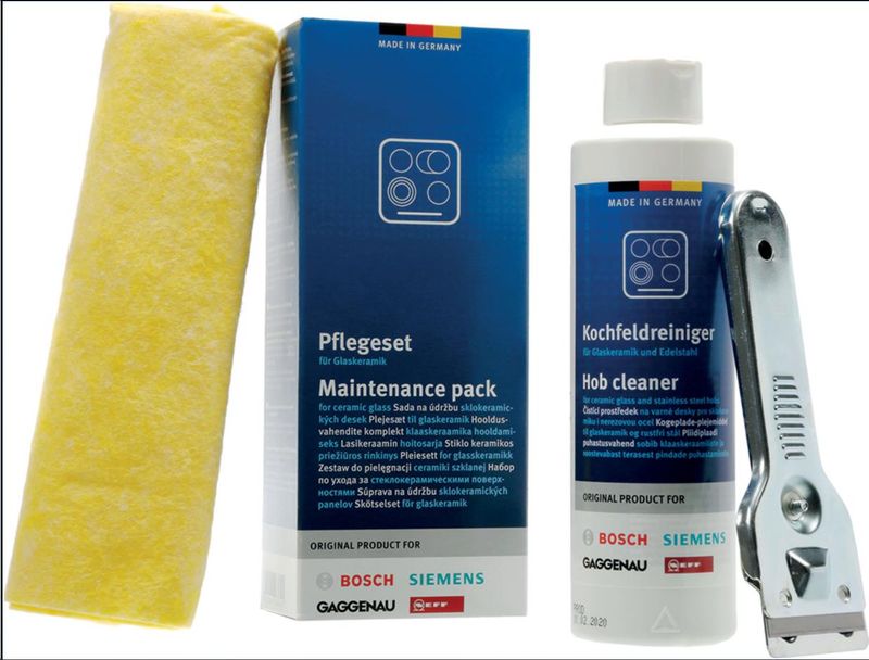 PLEIESETT TIL GLASSKERAMISKE KOKETOPPER